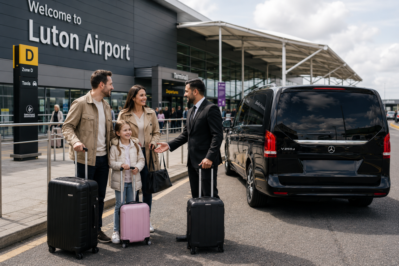 Luton Airport Chauffeur Service London